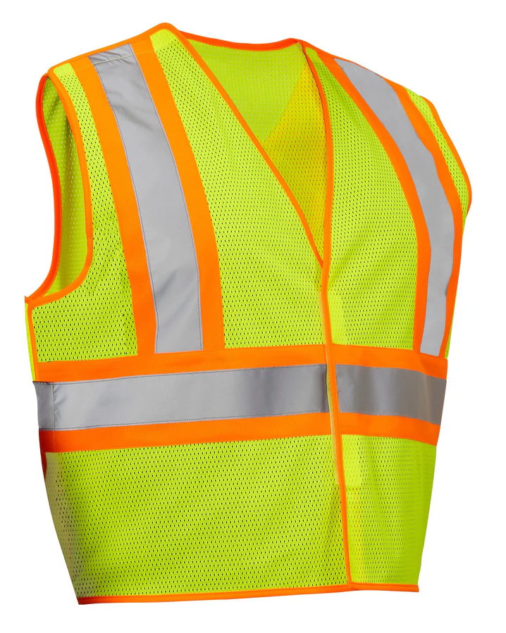 Forcefield Econo Mesh, 5 Point Tear-Away Vests Over-Size 4X/5X, 6 Pack 022-TV8-OS