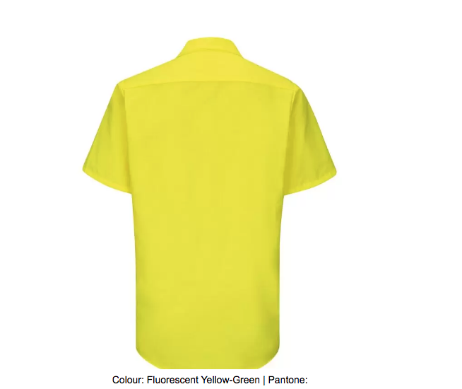 RED KAP® ENHANCED VISIBILITY SHORT SLEEVE RIPSTOP WORK SHIRT - SY24-EHV