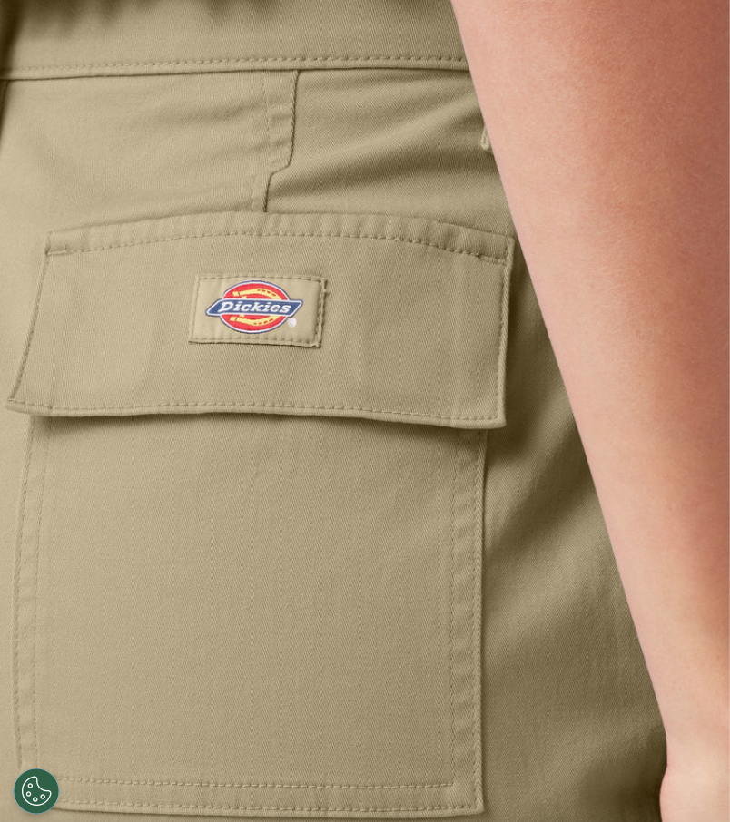 Dickies Women's Relaxed Fit Cropped Cargo Pants