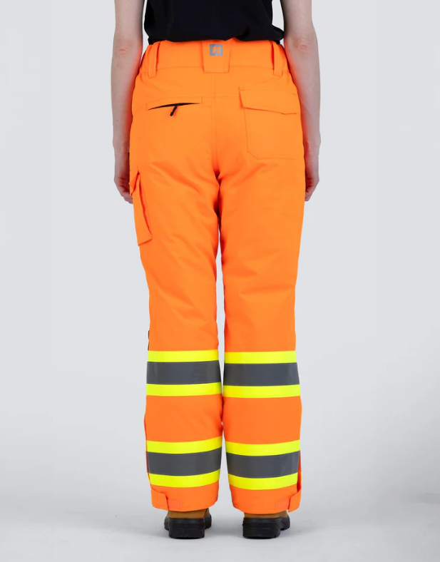 Forcefield Women's Hi-Vis Safety Lined Utility Pants 024-WEN835WROR