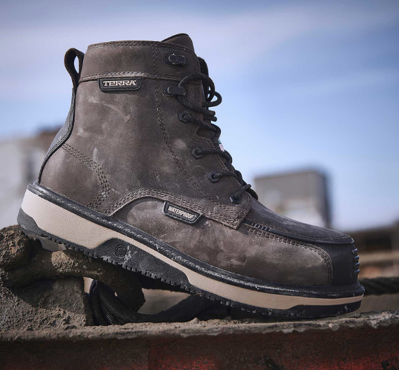 Men's Terra Ironstone 6" Waterproof Composite Toe Safety Work Boot - 839GBK/839GDB