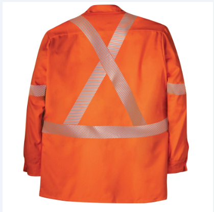 Big Bill® High Visibility Flame Resistant Button Down Dress Shirt - Orange - 148BDTS7