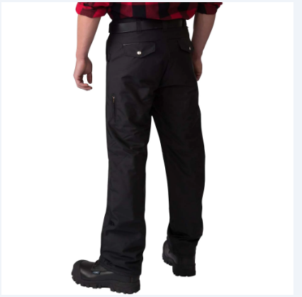 BIG BILL® Waterproof Nylon Pants with Poly-Quilt Liner - Black - 338