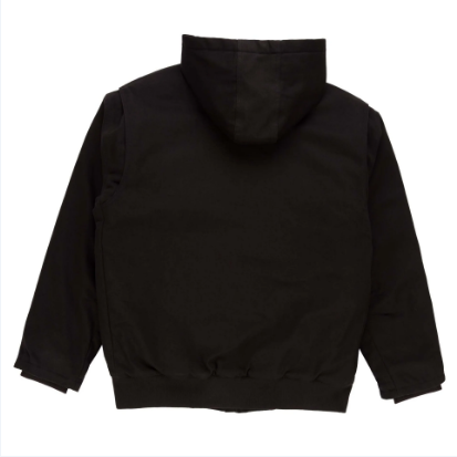 BIG BILL® Quilted-Lined « Duck » Hooded Jacket - Black - CD4704