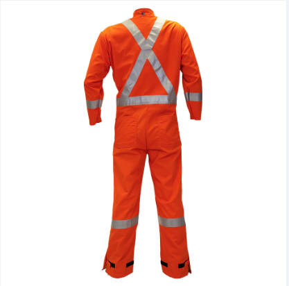 Big Bill® High-Visibility Flame Resistant Welder Coverall - Orange - 419VZUS7