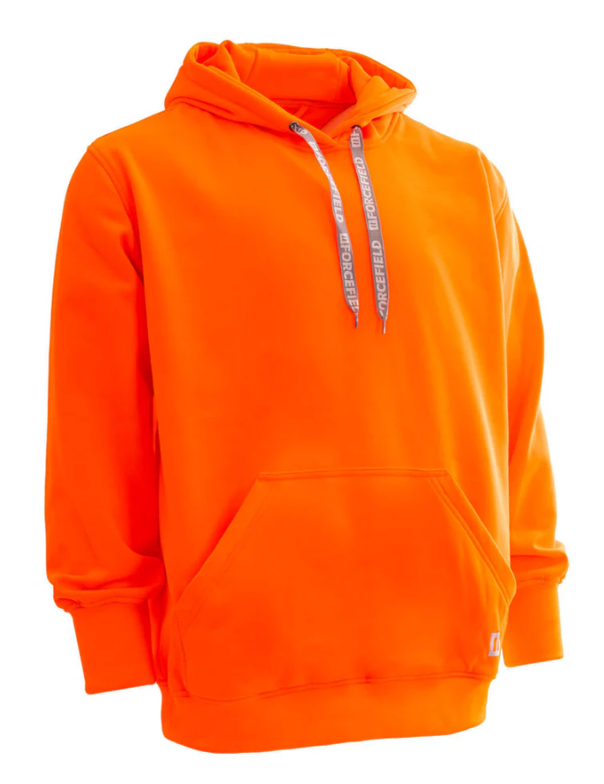 Forcefield Hi Vis Orange Deluxe Pullover Hi Vis Hoodie 024-P835ORNT