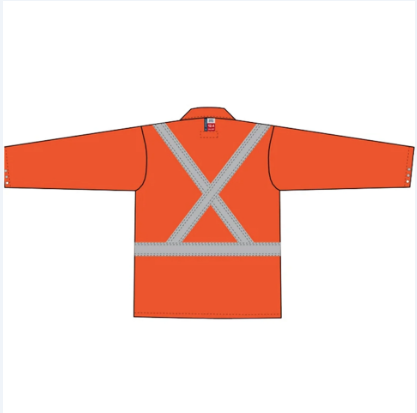 Big Bill® Westex® Indura® High Visibility Flame Resistant Unlined Jacket - Orange - 298US9