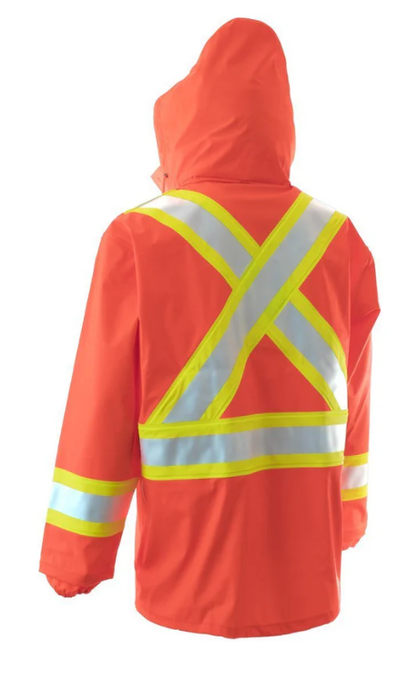 Forcefield High Visibility Fire Resistant Rain Jacket 023-70552