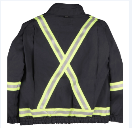 Big Bill® Westex UltraSoft® Unlined Flame Resistant Jacket with Reflective Tape - L495US9