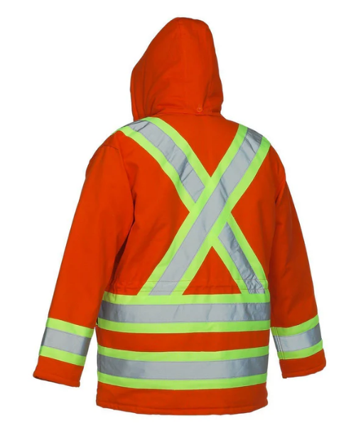 Forcefield Cotton Canvas Insulated Safety Parka 024-OR33