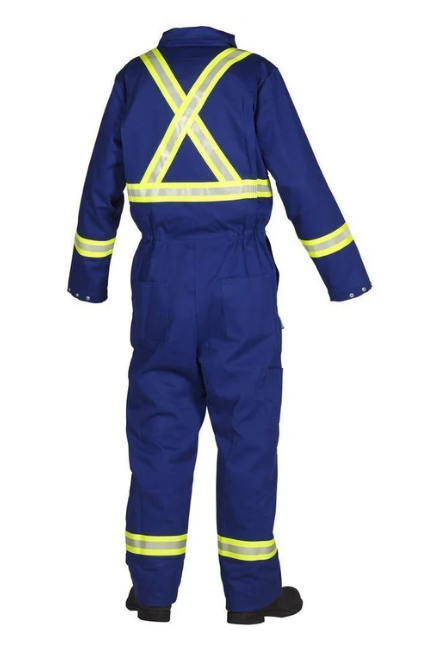 Forcefield FR Treated 100% Cotton Coverall with Reflective Tape 024-FRCBU