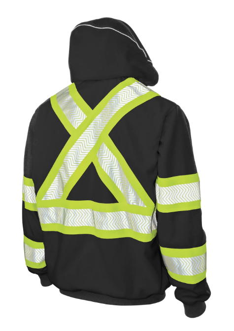 TOUGH DUCK FLEECE THERMAL-LINED SAFETY HOODIE - SJ16