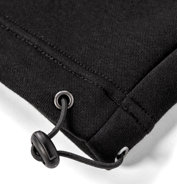Forcefield Heavyweight Black Cargo Cotton Blend Sweatpants 024-CSWPBK