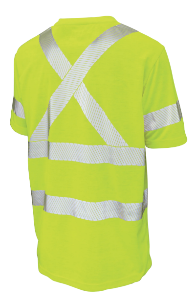 TOUGH DUCK POLYESTER JERSEY SHORT-SLEEVE SAFETY T-SHIRT - ST12
