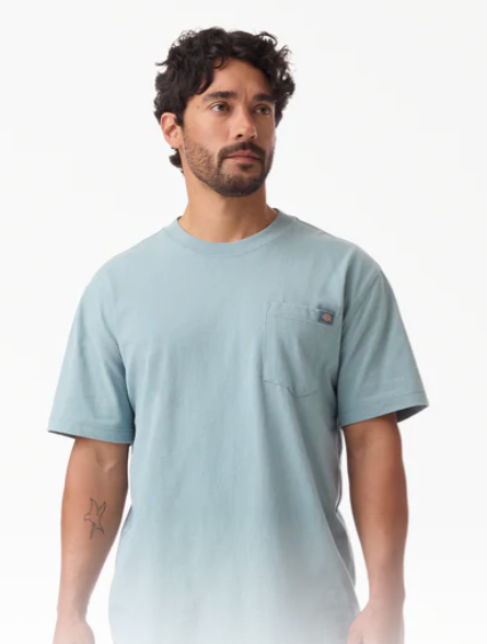 Dickies Heavyweight Short Sleeve Pocket T-Shirt - Stormy Sea (L37) #WS450