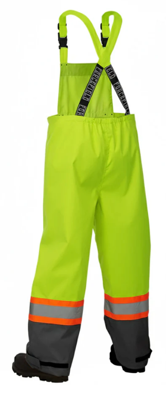 Forcefield Hi Vis Safety Rain Overall 023-HVRBP