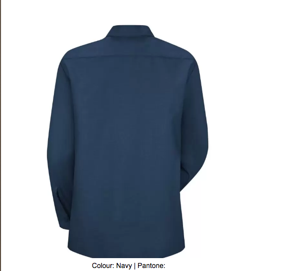 RED KAP® INDUSTRIAL LONG SLEEVE LADIES' WORK SHIRT - SP13