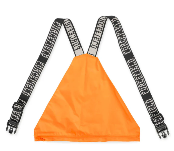 Forcefield Orange "Torngat" Premium Ripstop 2-In-1 Hi-Vis Safety Suspender Pants 024-EN235RAOR-TG