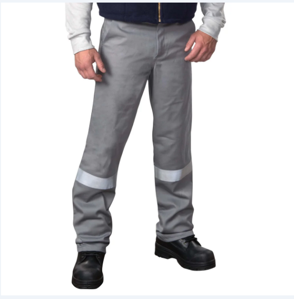Big Bill® Westex® UltraSoft® Flame Resistant Pants with Reflective Tape - Gray - TX1438US9