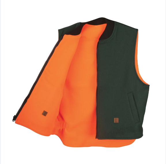 BIG BILL® Reversible Wool Vest - Green - 614