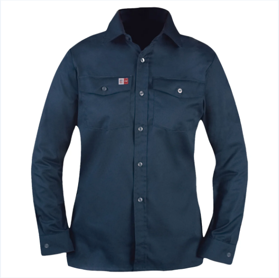 Big Bill® Westex® UltraSoft® Women’s Flame Resistant Work Shirt - Navy - 177US7