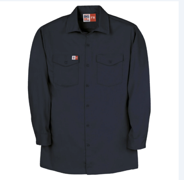 Big Bill® Molten Metal Splash Resistant Flame Resistant Shirt - Navy - TX290VX8