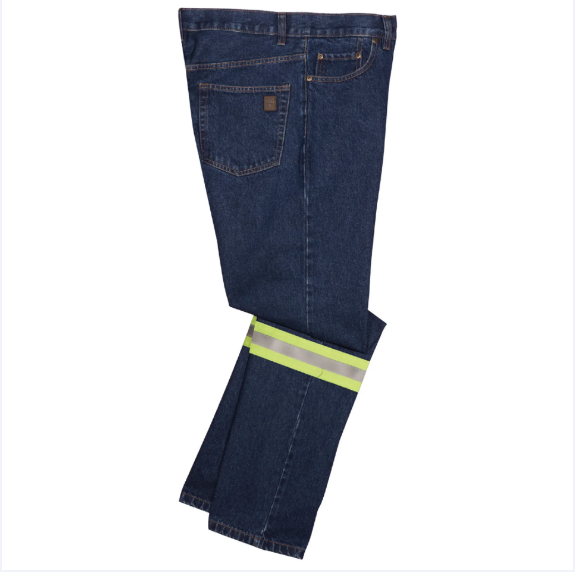 BIG BILL® Carpenter Jeans with Reflective Tape - Stonewashed -