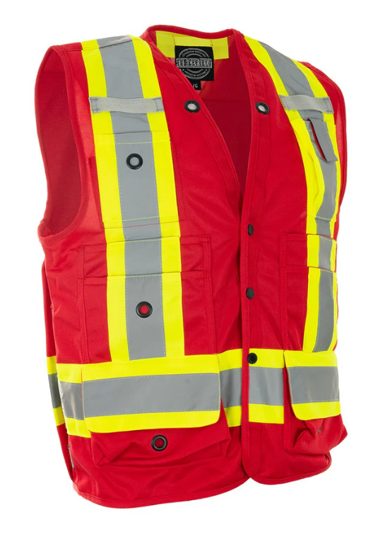 Forcefield Hi Vis Safety Surveyor's Vest 022-TVSURV168