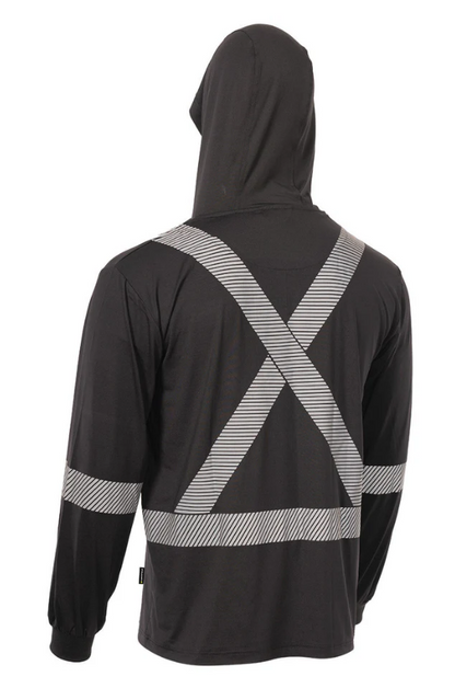 Forcefield Hooded Long Sleeve Ultrasoft Technical Tee 022-SPXCSA