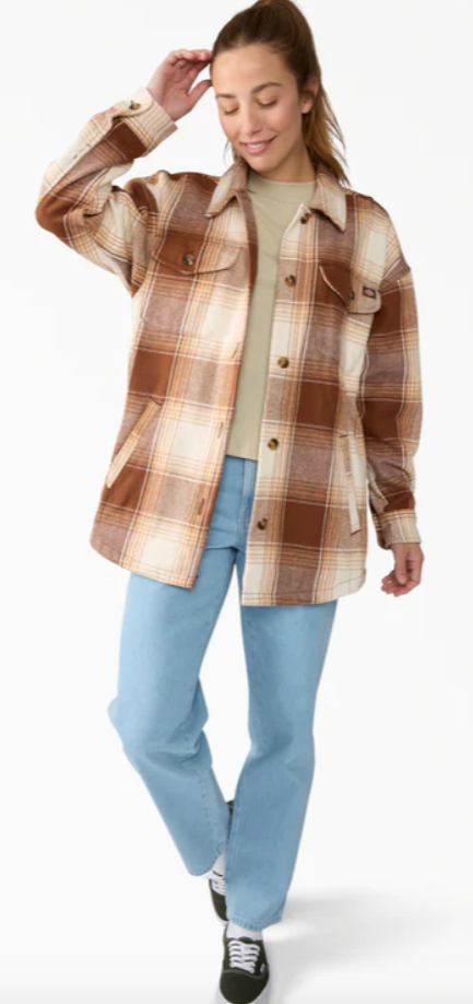 Dickies Women's Flannel Shacket