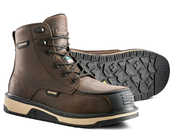 Men's Terra Ironstone 6" Waterproof Composite Toe Safety Work Boot - 839GBK/839GDB
