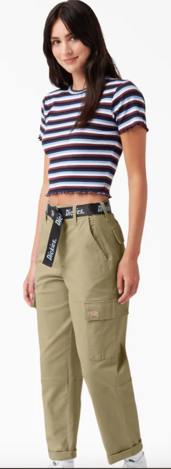 Dickies Women's Relaxed Fit Cropped Cargo Pants