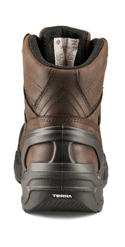 Men's Terra Exile 25 6" Waterproof Composite Toe Safety Work Boot - Black (1009BK), Dark Brown (1009DB)