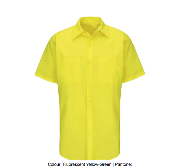RED KAP® ENHANCED VISIBILITY SHORT SLEEVE RIPSTOP WORK SHIRT - SY24-EHV