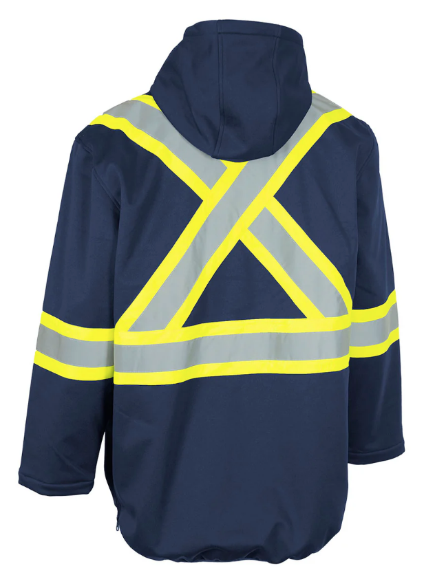 Forcefield Hi Vis Safety Anorak Pullover Softshell 023-EN178