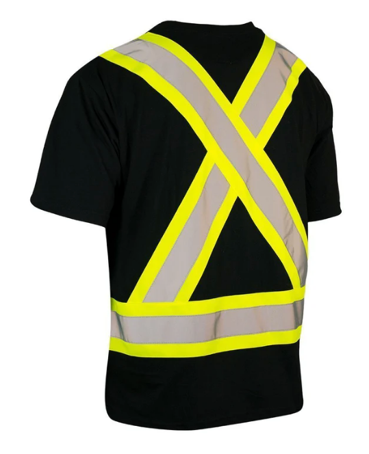 Forcefield Ultracool Poly/Cotton Crew Neck Short Sleeve Safety Tee Shirt with Chest Pocket 022-TCCBE