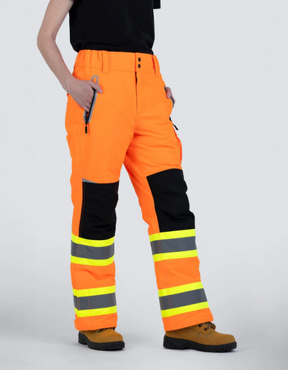 Forcefield Women's Hi-Vis Safety Lined Utility Pants 024-WEN835WROR
