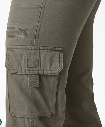 Dickies Women's Relaxed Fit Straight Leg Cargo Pants