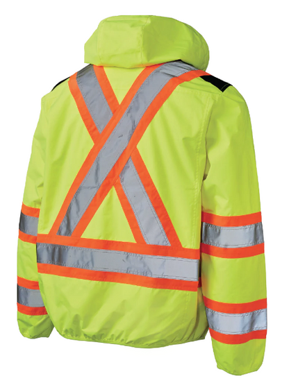 TOUGH DUCK  LIGHT WEIGHT MESH-LINED SAFETY JACKET - SJ50