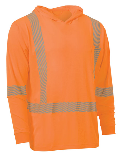 Forcefield Hooded Long Sleeve Ultrasoft Technical Tee 022-SPXCSA
