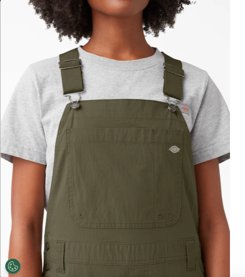 Dickies Women's Cooling Ripstop Bib Overalls
