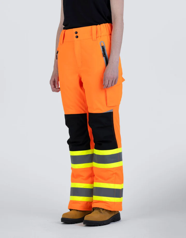 Forcefield Women's Hi-Vis Safety Lined Utility Pants 024-WEN835WROR