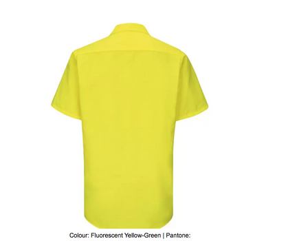 RED KAP® ENHANCED VISIBILITY SHORT SLEEVE RIPSTOP WORK SHIRT - SY24-EHV