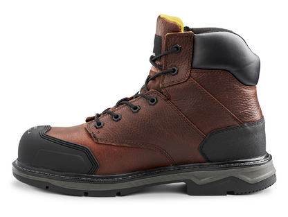 Men's Terra Patton 6" Aluminum Toe Safety Work Boot - 4NS6BK/4NS6BN