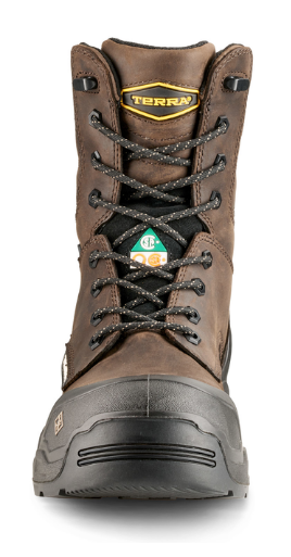 Men's Terra Exile 25 8" Waterproof Composite Toe Safety Work Boot - 1311BK/1311DB