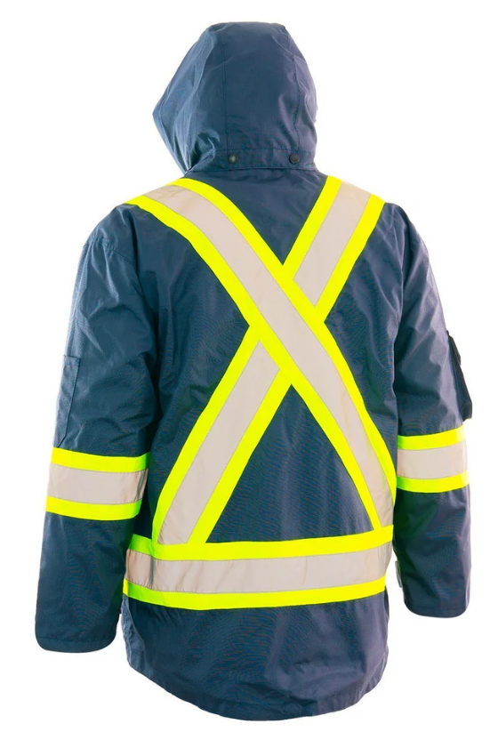 Forcefield 7-in-1 Hi Vis Safety Parka 024-EN705R