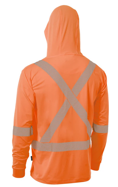 Forcefield Hooded Long Sleeve Ultrasoft Technical Tee 022-SPXCSA
