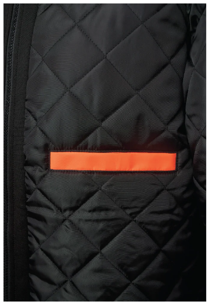 TOUGH DUCK QUILT-LINED HOODED SAFETY JAC-SHIRT -  SJ51