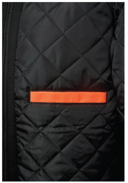 TOUGH DUCK QUILT-LINED HOODED SAFETY JAC-SHIRT -  SJ51