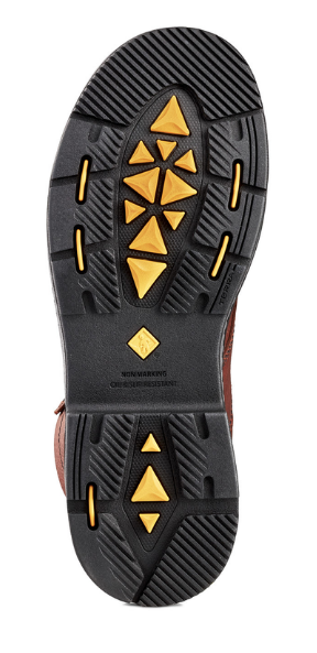 Men's Terra Patton 8" Aluminum Toe Safety Work Boot - 4NS5BK/4NS5BN